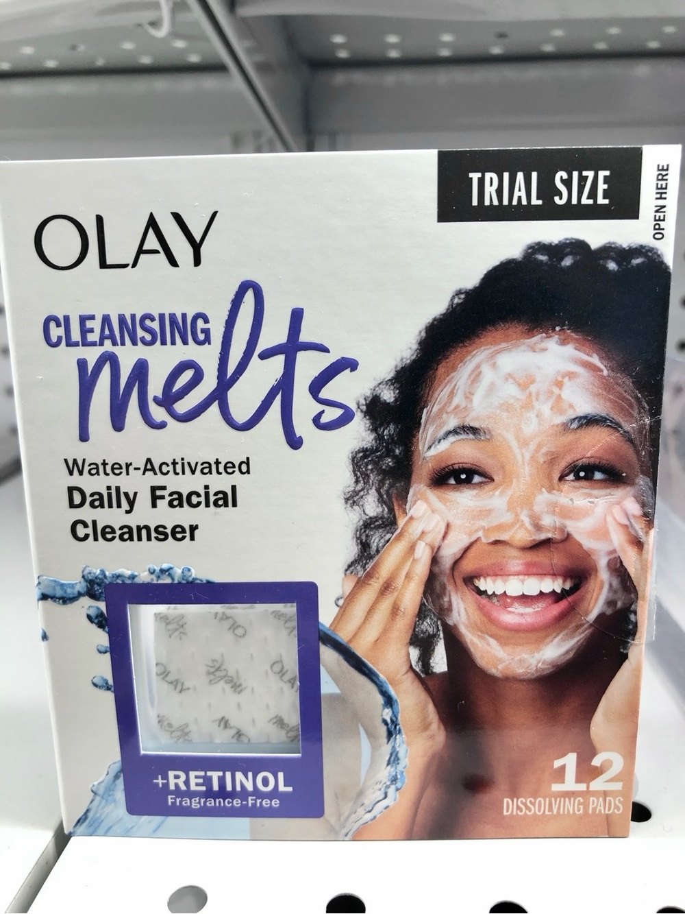 💖$5💖 NEW OLAY Cleansing Melts + Retinol Daily Facial Cleanser, 12ct, Unisex